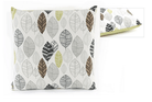 Scatter Cushion With Contemporary Green Leaf Print Design 37cm - Price Crash Furniture