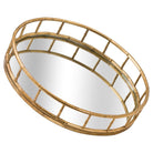 Set Of 2 Detailed Circular Trays - Price Crash Furniture