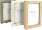 Set Of 3 Wooden Photo Frames - Price Crash Furniture