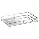 Set Of Two Rectangular Silver Bar Trays - Price Crash Furniture