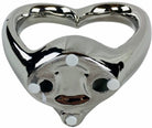 Silver Double Heart Tealight Holder - Price Crash Furniture