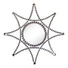 Silver Metal Jewelled Star Accent Mirror - Price Crash Furniture