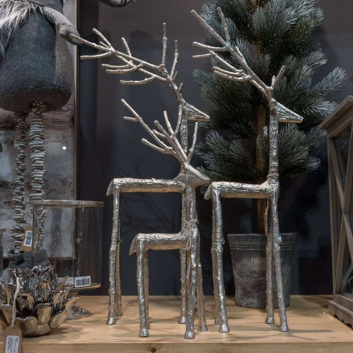 Silver Stag Tealight Holder - Price Crash Furniture