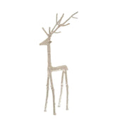 Silver Standing Stag Ornament - Price Crash Furniture