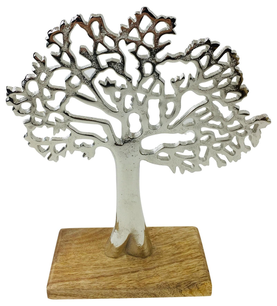 Silver Tree of Life Ornament 26.5cm - Price Crash Furniture
