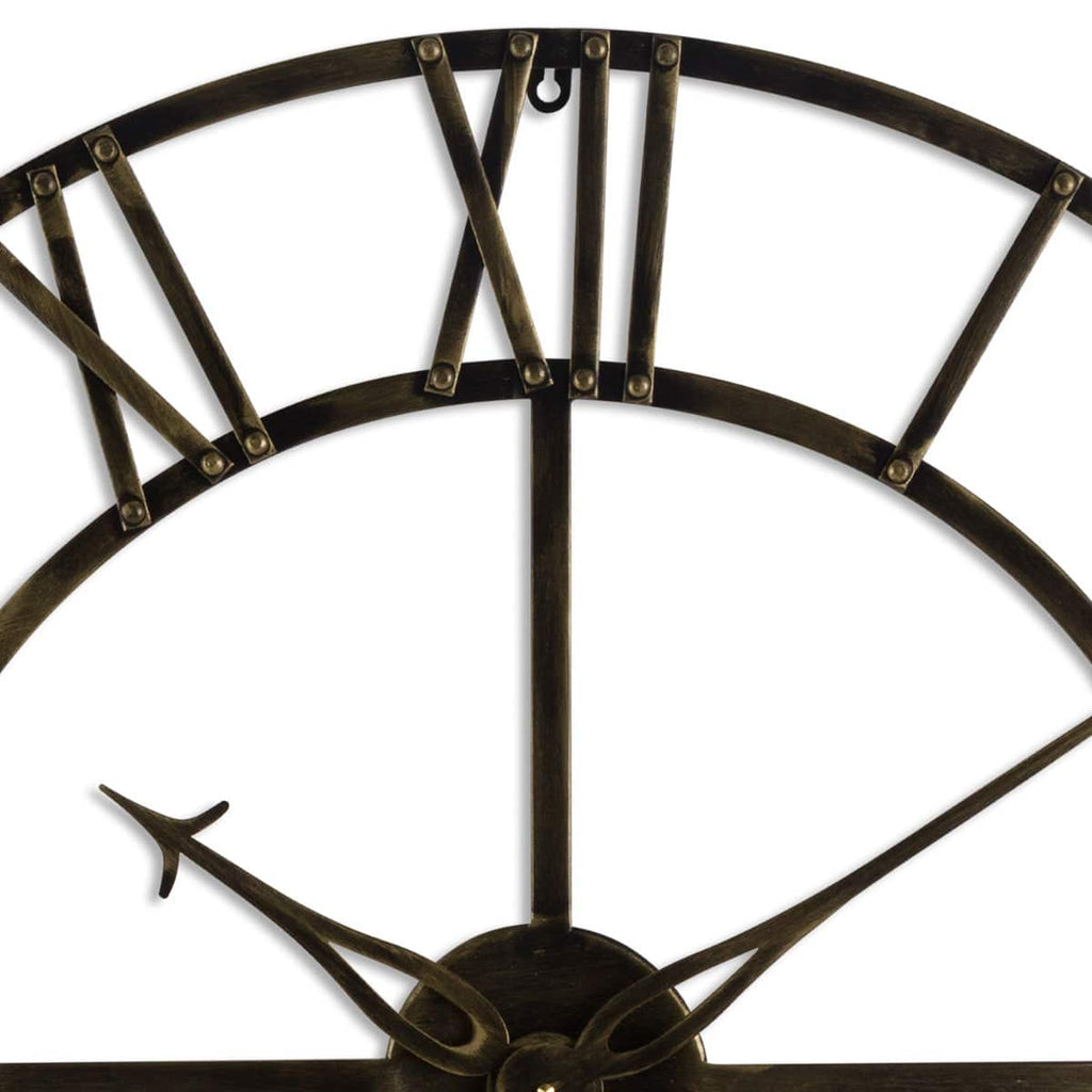 Small Antique Brass Skeleton Clock - Price Crash Furniture