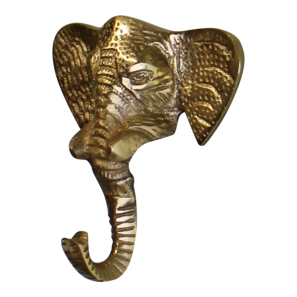 Small Metal Elephant, Single Coat Hook - Price Crash Furniture