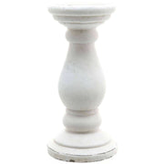 Small Matt White Ceramic Candle Holder - Price Crash Furniture