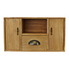 Small Wooden Cabinet with Cupboards, Drawer and Shelf - Price Crash Furniture