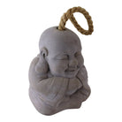 Smiling Buddha Grey Cement Doorstop - Price Crash Furniture