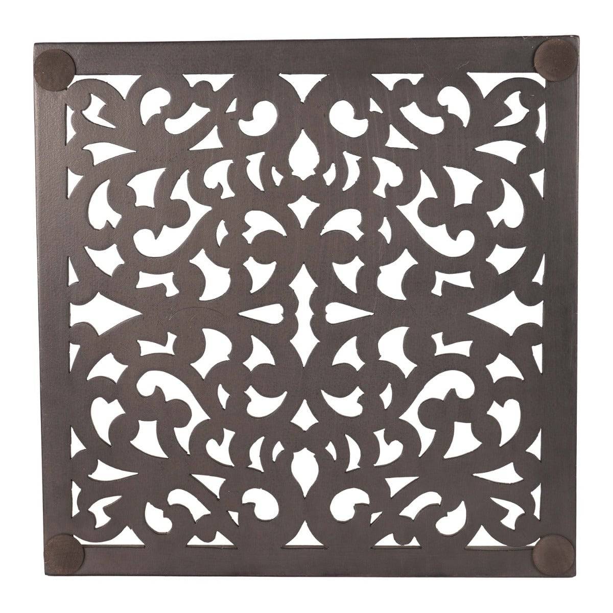 Square Carved Louis Tray - Price Crash Furniture