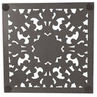 Square Carved Metallic Hampton Tray - Price Crash Furniture