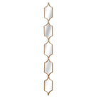 Square Decorative Hanging Collage Mirror In Gold - Price Crash Furniture