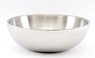 Stainless Steel Shallow Double Walled Bowl 30cm - Price Crash Furniture