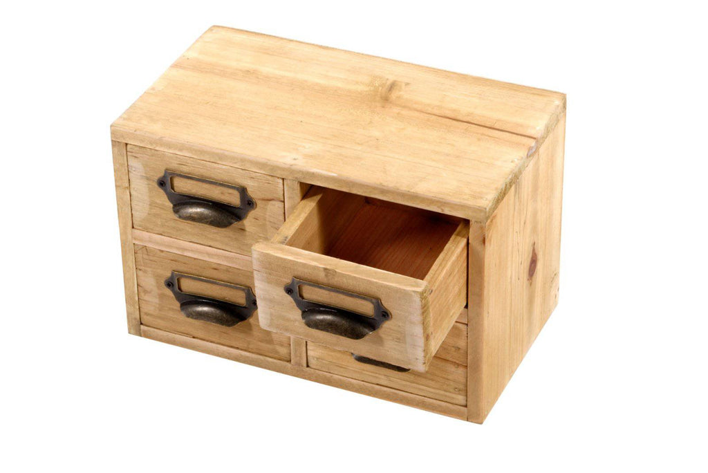 Storage Drawers (4 drawers) 25 x 15 x 16 cm - Price Crash Furniture