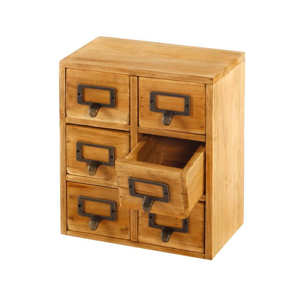 Storage Drawers (6 drawers) 23 x 15 x 27cm - Price Crash Furniture
