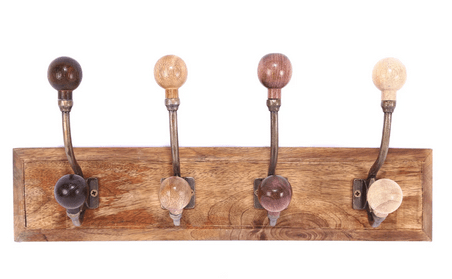 Sussex Style Double Coat Hooks - Price Crash Furniture