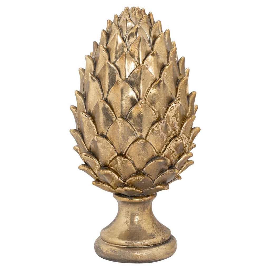 Tall Gold Pinecone Finial - Price Crash Furniture