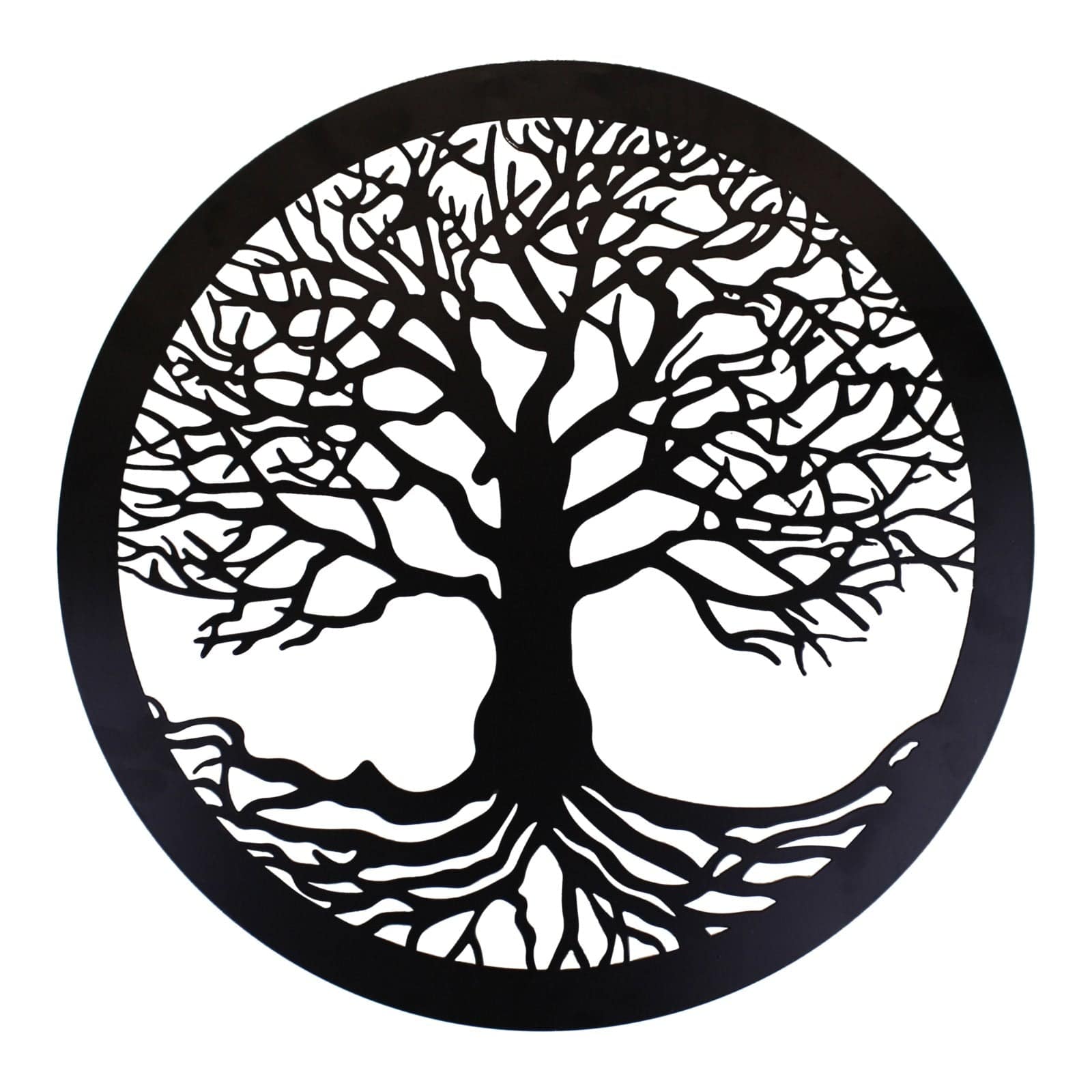 Tree Of Life Black Metal Wall Decor - Price Crash Furniture