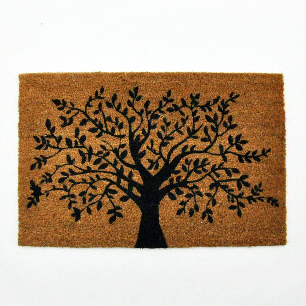 Tree Of Life Coir Door Mat 60cm - Price Crash Furniture