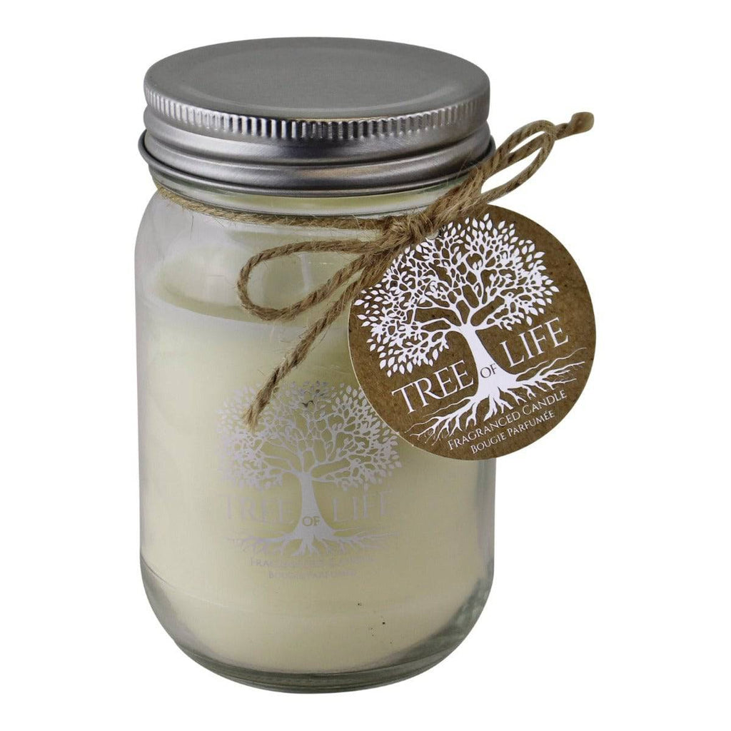 Tree Of Life Fragranced Candle In Glass Jar With Lid - Price Crash Furniture