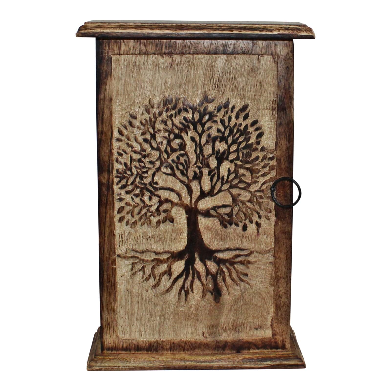 Tree of Life Hand Carved Key Box - Price Crash Furniture