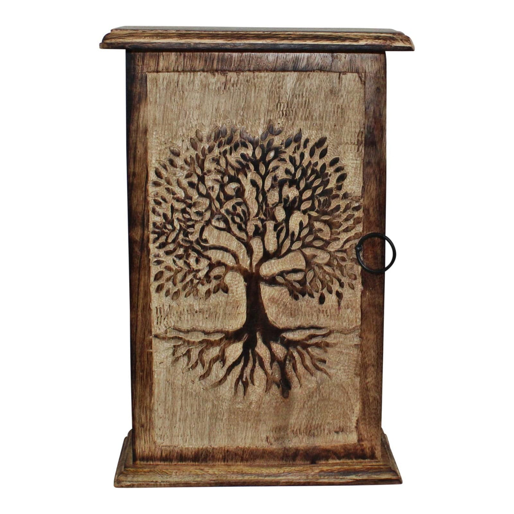 Tree of Life Hand Carved Key Box - Price Crash Furniture