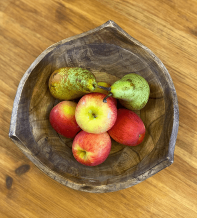 Triangular Shaped Wooden Bowl - Price Crash Furniture