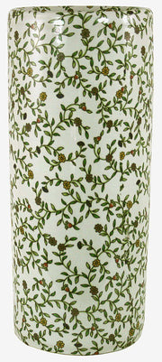 Umbrella Stand, Vintage Green & White Floral Design - Price Crash Furniture