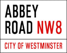 Vintage Metal Sign - Abbey Road, London Street Sign - Price Crash Furniture