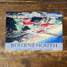 Vintage Metal Sign - British Railways Retro Advertising, Bournemouth - Price Crash Furniture