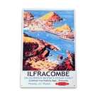 Vintage Metal Sign - British Railways Retro Advertising, Ilfracombe - Price Crash Furniture