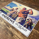 Vintage Metal Sign - British Railways Retro Advertising, St Andrews, Scotland - Price Crash Furniture