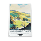 Vintage Metal Sign - British Railways Retro Advertising, Yorkshire Dales - Price Crash Furniture