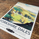 Vintage Metal Sign - British Railways Retro Advertising, Yorkshire Dales - Price Crash Furniture
