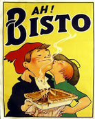 Vintage Metal Sign - Retro Advertising - Ah Bisto - Price Crash Furniture
