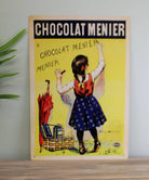 Vintage Metal Sign - Retro Advertising - Chocolate Menier - Price Crash Furniture