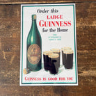 Vintage Metal Sign - Retro Advertising, Large Guinness For Home - Price Crash Furniture
