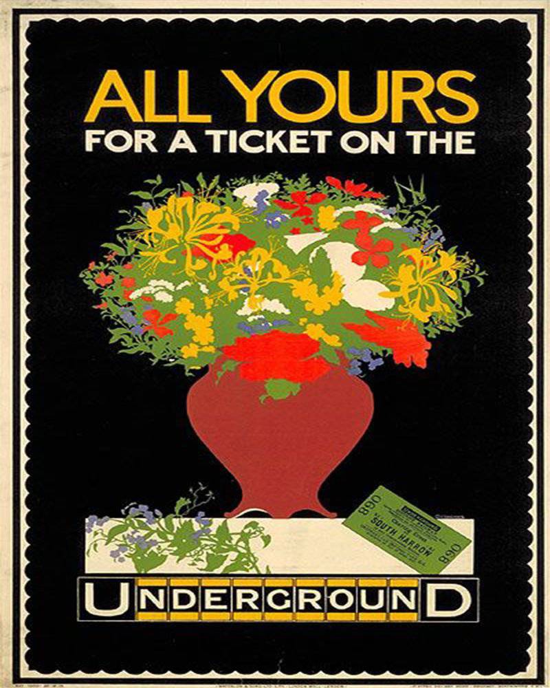 Vintage Metal Sign - Retro Advertising - London Underground - Price Crash Furniture