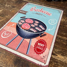 Vintage Metal Sign - Retro Barbecue Party Sign - Price Crash Furniture