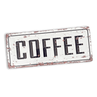 Vintage Metal Sign - Retro Coffee Wall Sign - Price Crash Furniture
