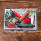 Vintage Metal Sign - Retro Vegetable Varieties Sign - Price Crash Furniture