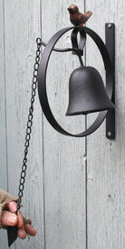 Wall Hanging Bell With Bird Design - Price Crash Furniture