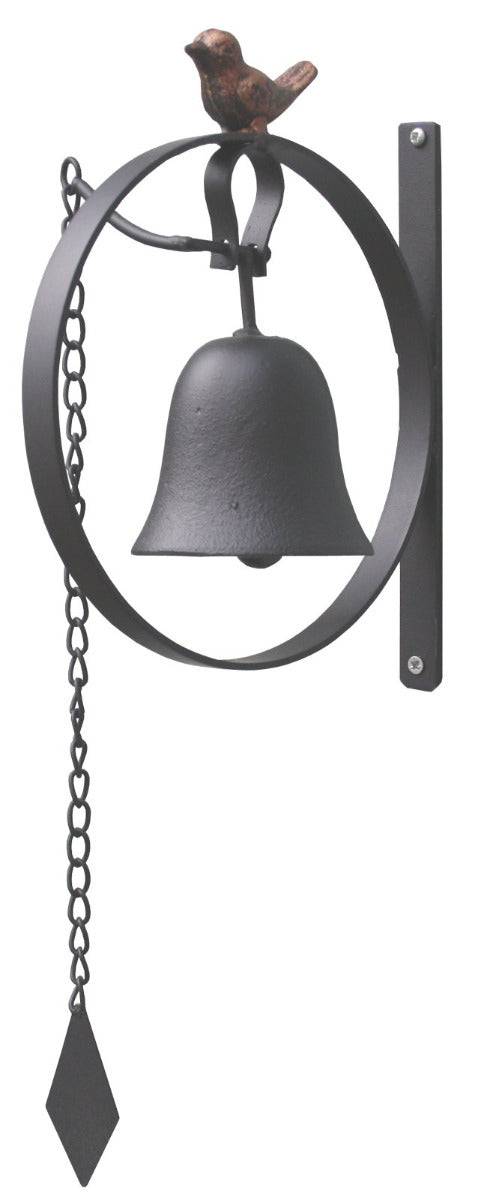 Wall Hanging Bell With Bird Design - Price Crash Furniture