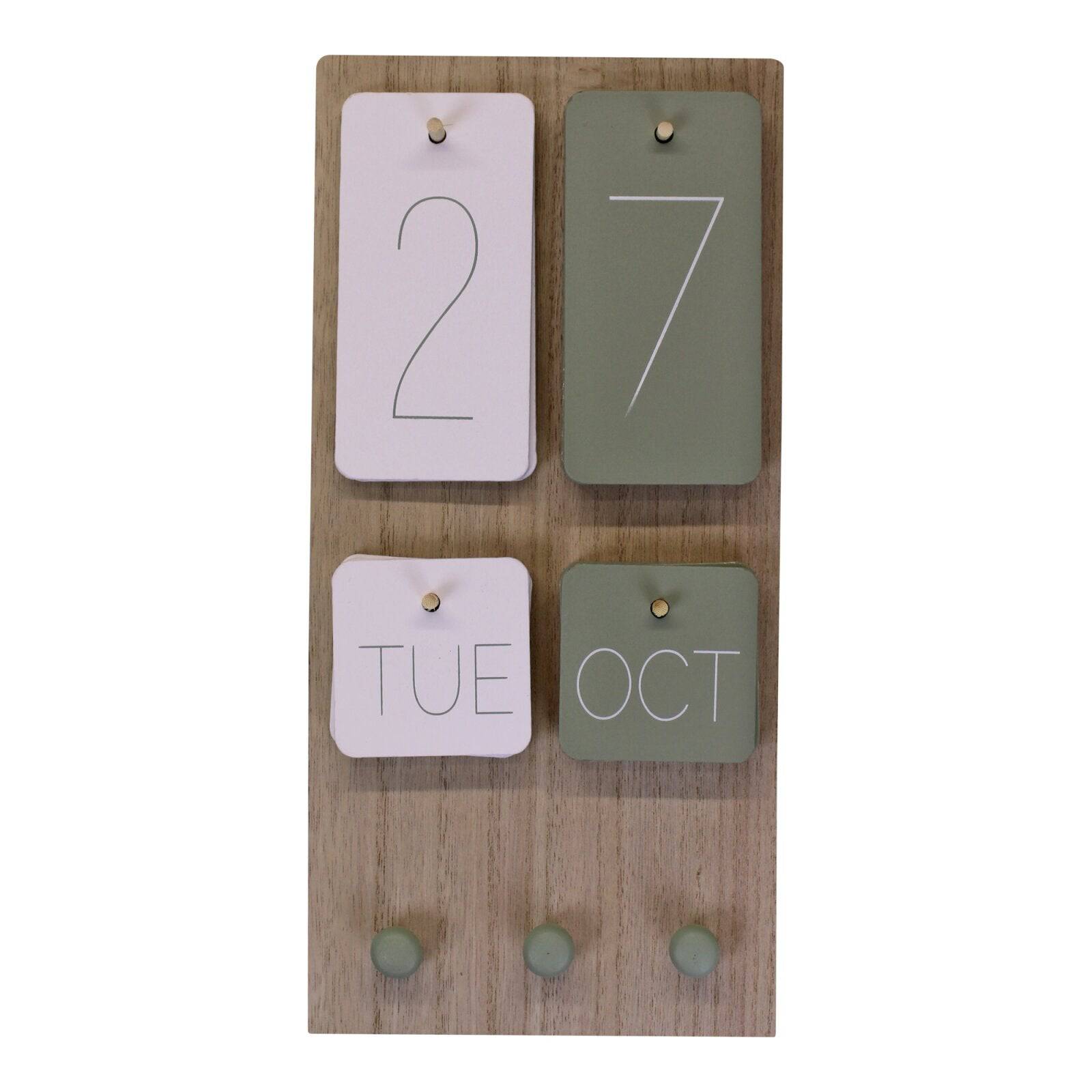 Wall Hanging Calendar, Eucalyptus Range - Price Crash Furniture