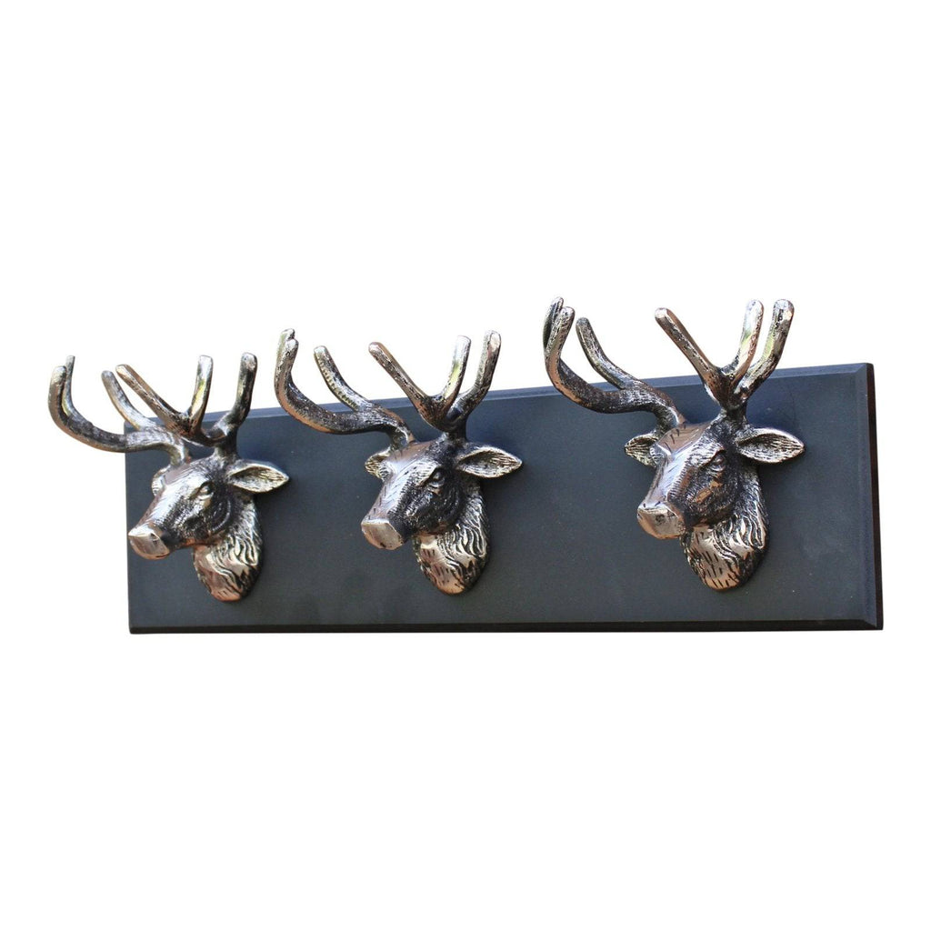 Wall Hanging Triple Stag Head Ornament - Price Crash Furniture