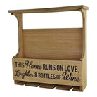 Wall Hanging Wine Bottle & Glass Holder - Price Crash Furniture