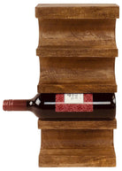 Wall Mounted Wooden Wine Rack - 4 Bottles - Price Crash Furniture