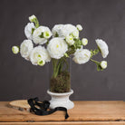 White Ranunculus Spray - Price Crash Furniture