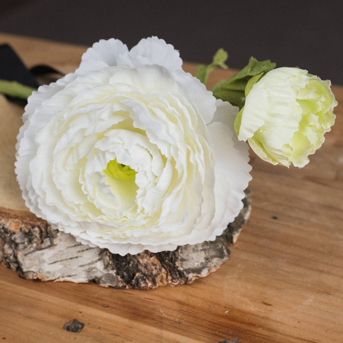 White Ranunculus Spray - Price Crash Furniture